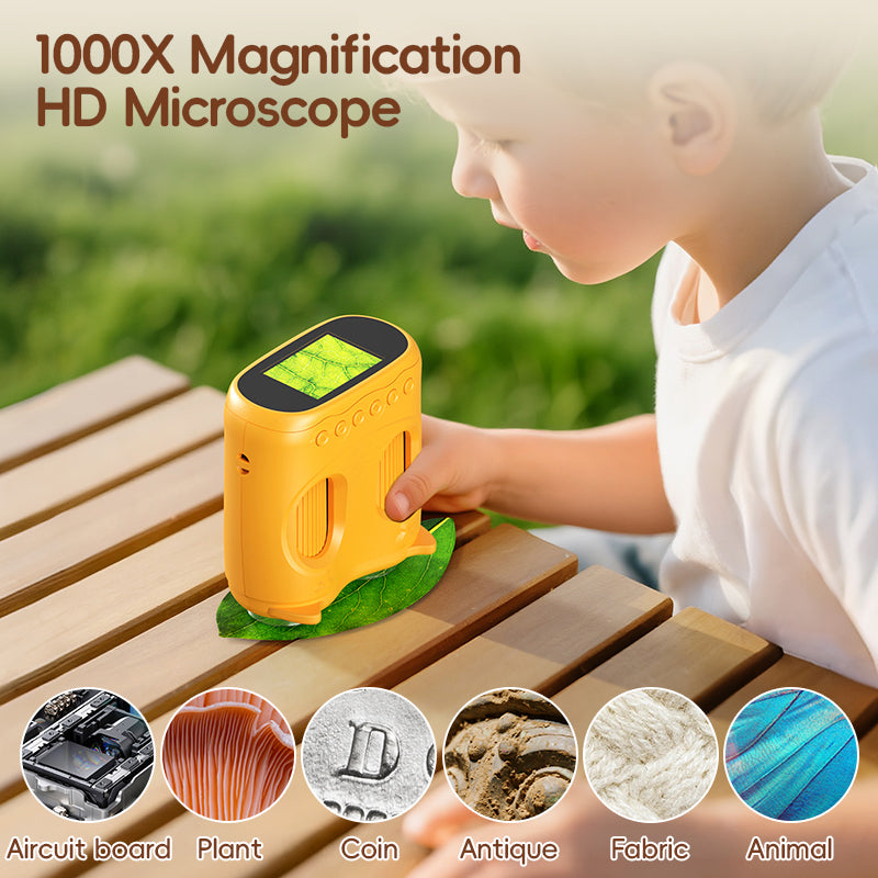 Magnification of ASPOVEN Scout 2-in-1 Kids Binoculars & Microscope