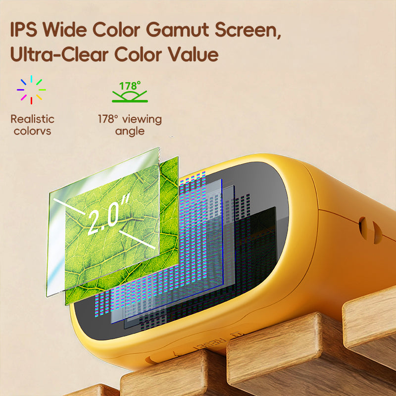 the screen of ASPOVEN Scout 2-in-1 Kids Binoculars & Microscope