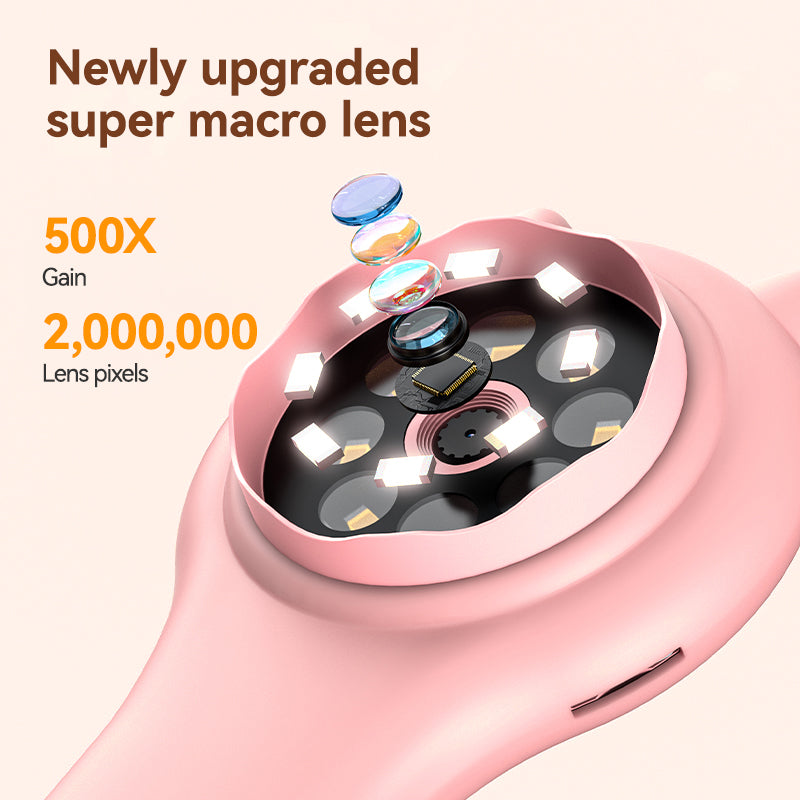 ASPOVEN Spark-M1 Digital Microscope with 8 built-in LED lights