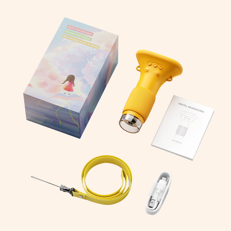 ASPOVEN Spark-C1 Orange Digital Microscope Packaging