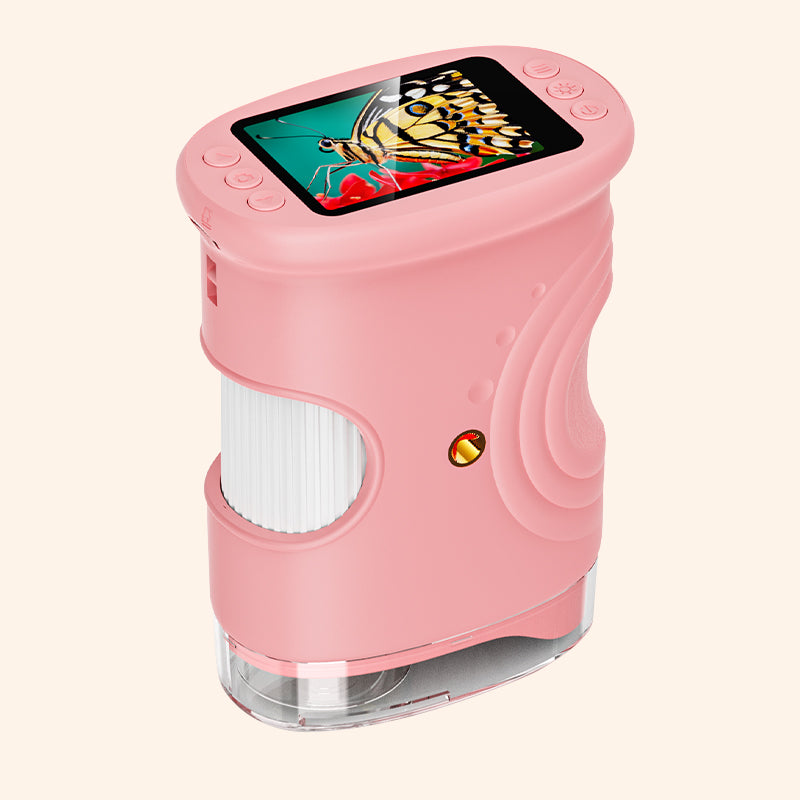 ASPOVEN Spark-E1 Digital Microscope (Pink)