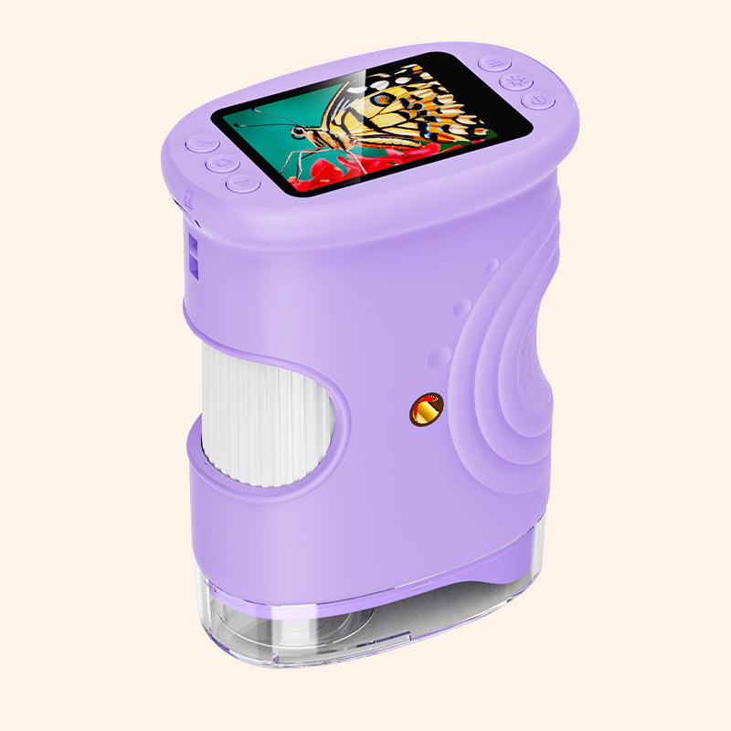 ASPOVEN Spark-E1 Digital Microscope (Purple)