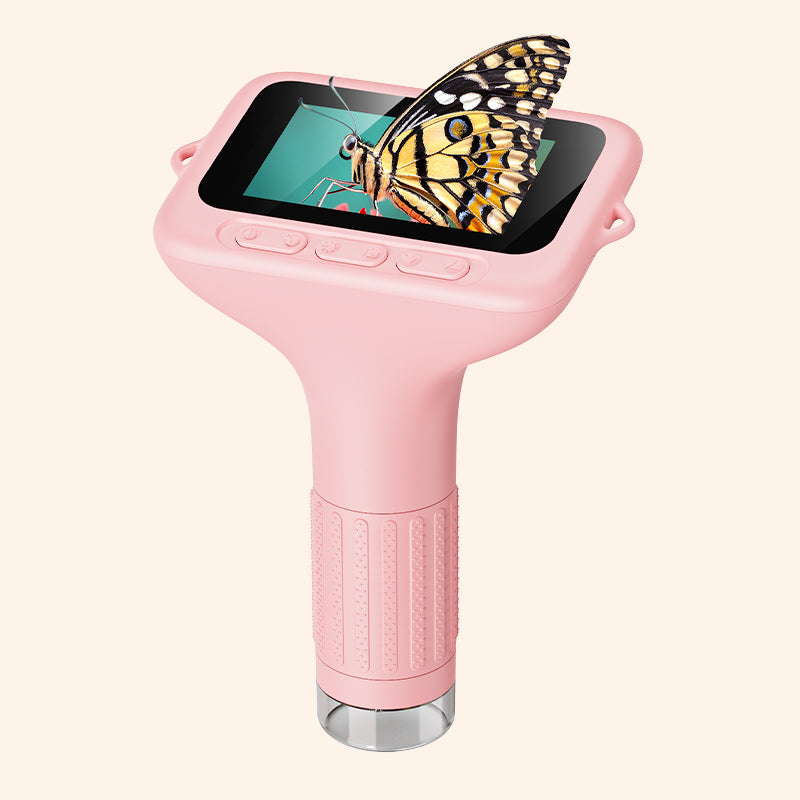 ASPOVEN Spark-C3 Digital Microscope (Pink)