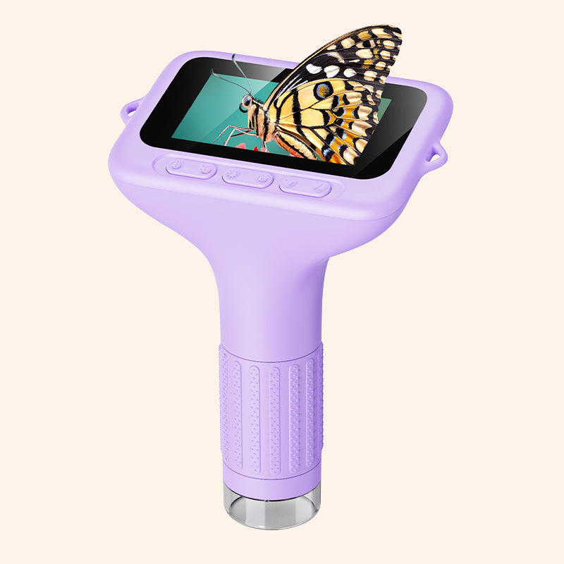 ASPOVEN Spark-C3 Digital Microscope (Purple)