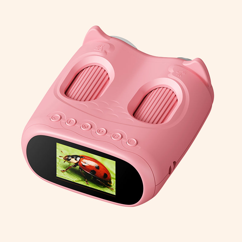 ASPOVEN Scout 2-in-1 Kids Binoculars & Microscope (Pink)
