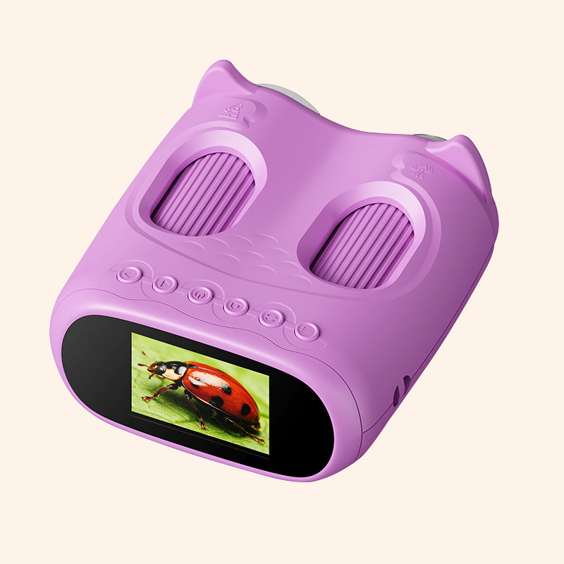 ASPOVEN Scout 2-in-1 Kids Binoculars & Microscope (Purple)