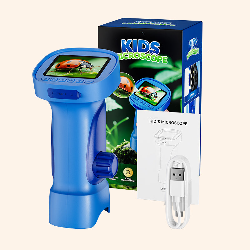 ASPOVEN Spark-C4 Digital Microscope Packaging (Blue)