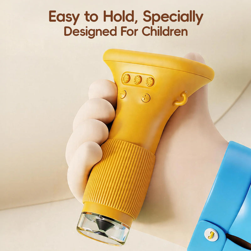 Easy to hold aspoven microscope